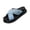 Sky Blue, variant on Women's Slides Sandals Denim Cross Strap Platform with Buckle Non Slip Fashion Comfortable Studded Slip On Beach Mules For Casual Party Date Walking Shoes Sky Blue 7.5 Wide