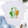 thumbnail image 4 of Camiseta de Manga Corta de Cuello Redondo Impresa de Primavera Superior de las Mujeres, Mezcla Ligera de Poliéster para Uso Diario Y de Fiesta Casual, 4 of 9