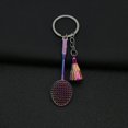 thumbnail image 1 of Porte-clés en Alliage avec Design Charmant de Raquette de Badminton pour Style Personnalisé, 1 of 4