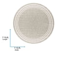 thumbnail image 5 of Livabliss Outdoor Rugs, 9ft Round Eagean Traditional Oatmeal Round Area Rug for Patio, Porch, Deck, Backyard, Waterproof Indoor Outdoor Carpet (7'10" x 7'10"), 5 of 9