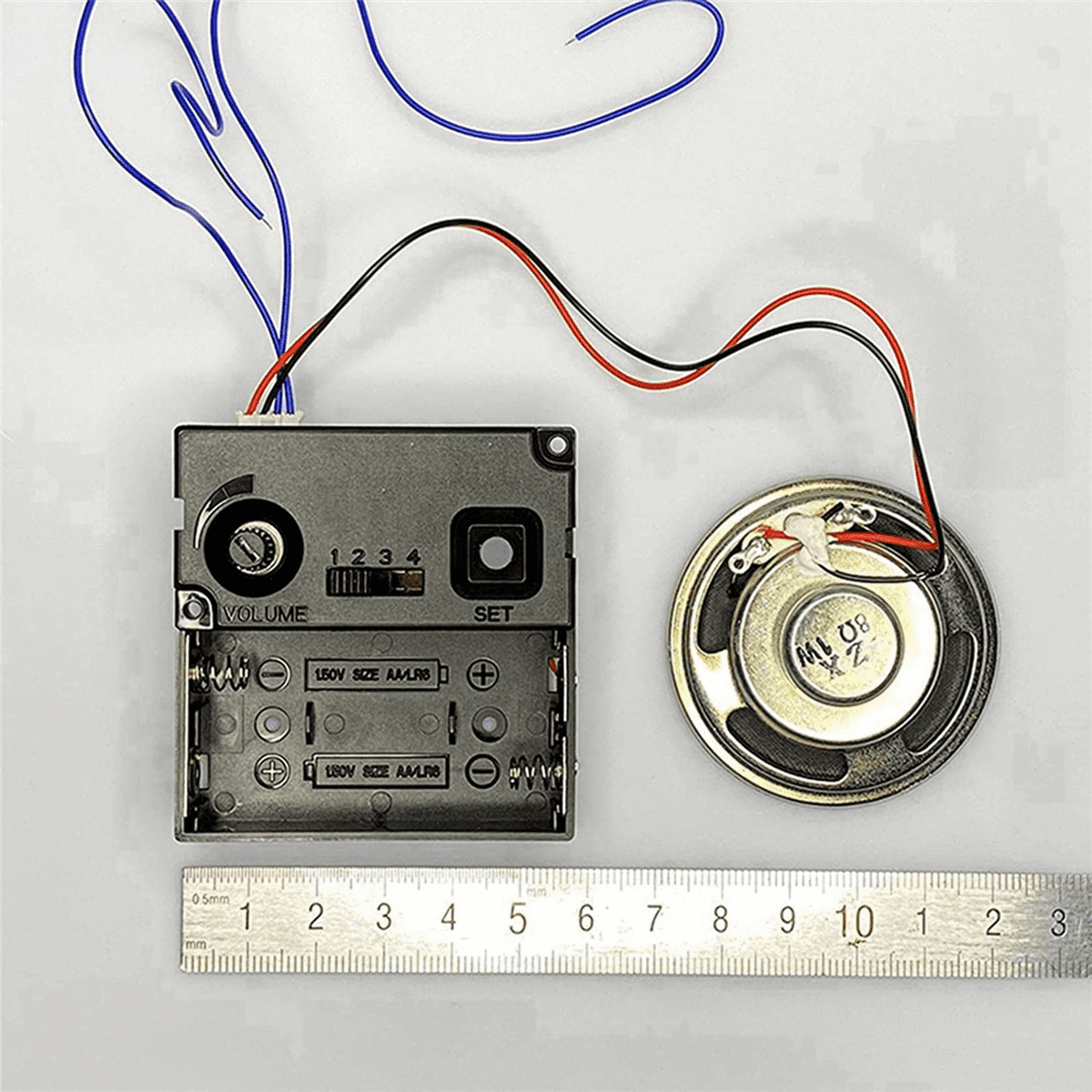 3X Quartz Pendulum Clock Movement with Black Hands,with Music Box Speaker,Battery Operated,Melody Mechanism for Clock