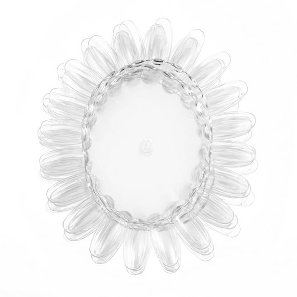 EeaseMX Pixnor - Rueda de práctica para exhibir uñas acrílicas transparentes, herramienta para salón de bricolaje