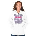 thumbnail image 4 of Grandma Hugs Cute Gigi Nana Gram Womens Plus Size Graphic Zipper Hoodie Brisco Brands 3X, 4 of 5