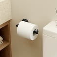thumbnail image 6 of KES Black Toilet Paper Holder, Bathroom Tissue Roll Holder Wall Mounted 18/8 Stainless Steel, 1 Count, 6 of 9
