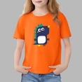 thumbnail image 1 of Blusas y camisas de manga corta con cuello redondo para niños Camiseta de verano de manga corta estampada para niñas Jersey elegante de cuello redondo para niñas Top de algodón para niños, 1 of 6