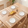 thumbnail image 3 of Unique Bargains 4pcs Polyester Kitchen Table Mat Khaki 17.7"x11.8", 3 of 6
