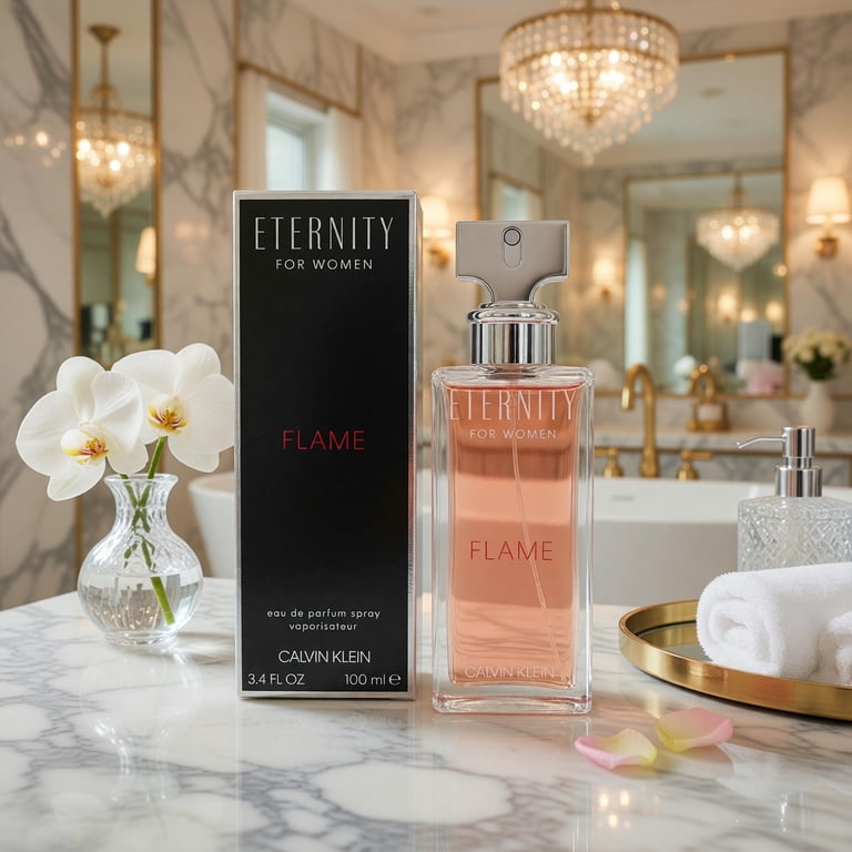 CK Eternity Flame Perfume, Oriental Floral Fragrance Eau De Parfum