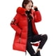 thumbnail image 3 of Chaqueta de mujer de corte entallado, chaqueta de plumón de algodón, chaqueta de mujer de longitud media a larga, chaqueta de mujer de talla grande, 3 of 6
