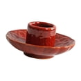 thumbnail image 3 of Soporte de salvia para incienso, cuenco decorativo de salvia blanca, cuenco para manchas para escritorio, comedor, dormitorio, regalo de inauguración Rojo, 3 of 8