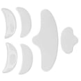 thumbnail image 1 of 6 Pcs Silicone Facial Pad Set Reusable Eye Forehead Chin Wrinkle Patches Anti Aging For Beauty, 1 of 8