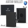 thumbnail image 7 of Xtravals RFID Blocking Genuine Minimalist Leather Airtags Wallets for men With Zipper pocket with 10 Slot Credit Cards, 7 of 7