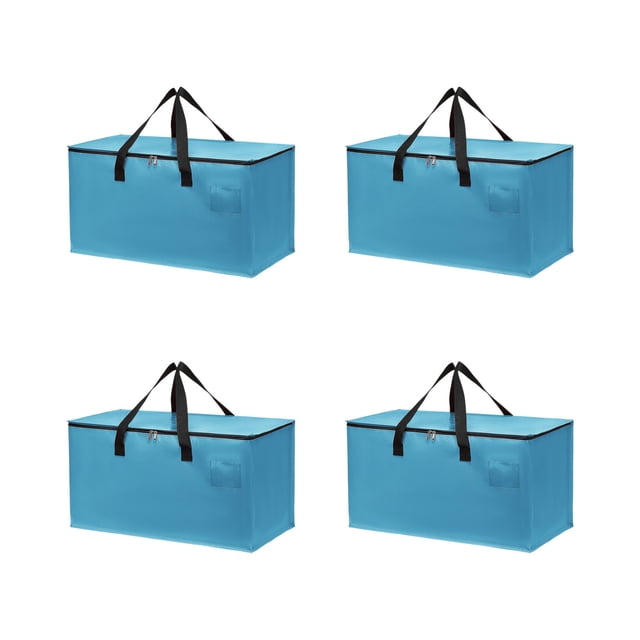 Ohufall Large Capacity Foldable Portable Moving Storage Bags For Car Home Clothes Quilt With Storage For Closet Small Closet Organizers