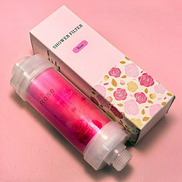 Filtro de Ducha, Purificador de Agua Multietapa, Hidratante Vitamina C, Compatibilidad Universal, Uso Doméstico, Apto para Agua Fría y Caliente, Tamaño 14,5 X 4,5 Cm