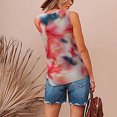 thumbnail image 6 of Outfmvch Tank Top for Women T Shirts for Women Sleeveless V Neck Workout Tops Printed Running T Shirts Shirts for Women Red M, 6 of 9
