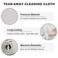 thumbnail image 6 of Jessy Home 2 Rolls Cleaning Cloth, 100 Sheets Reusable Paper Towels, 12"x12" Lint Free, Absorbent & Scratch Free Microfiber Towels for Kitchen, 6 of 8