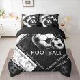 thumbnail image 2 of jejeloiu Soccer Game 7 Pieces Bedding Comforter Set,Football Sport Gaming Full Bedding Set For Boys Kids Reversible, 2 of 8