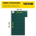 thumbnail image 4 of VEVOR Inground&nbsp;Pool Safety Cover, Fits 20&nbsp;ft&nbsp;x 40 ft&nbsp;Rectangular Winter Pool Cover with Right Step,&nbsp;Triple Stitched, High Strength Mesh PP, Good Rain Permeability, 4 of 8