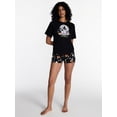thumbnail image 2 of Peanuts Haunted House Women's and Women's Plus Shorty Set, 2-Piece Sizes XS-3X, 2 of 5