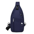 thumbnail image 2 of PENGXIANG Crossbody Backpack Adjustable Buckle Design Anti-greasy Super Light One Strap Shoulder Backpack for Travel, 2 of 10