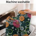 thumbnail image 5 of Pioneer Flower Floral Print Pattern Bathroom Rugs Mat, Non Slip Microfiber Bathroom Rug with Rubber Backing, Soft Mats for Bathroom Floor Tub Shower, 24"x60", 5 of 5