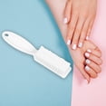 thumbnail image 3 of Unique Bargains 4 Pcs Fingernail Cleaner Nail Brush Fingernail Cleaning Tools Manicure Brush with Plastic Handle White, 3 of 8