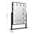 thumbnail image 2 of Impressions Vanity Hollywood Tri Tone XL Makeup Mirror with Lights and 360 Degree Swivel (Black), 2 of 10