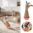 thumbnail image 5 of Btomtd Wooden Tumbler Wobble Cat Toys, Interactive No Catnip Righting Pet Toys for Kittens and Indoor Cats, 7 Inch, A, 5 of 6