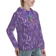 thumbnail image 6 of Kdxio Lavender Flowers Print Womens Oversized Hoodies Sweatshirts Hooded Pullover Tops Sweaters Casual-XX-Large, 6 of 7