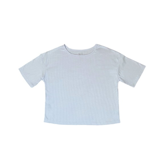 West Loop Women's Waffle Lounge Sleep Shirt, Icy Blue, Large/X-Large