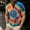 Multicolor^3, variant on Mens Polo Shirts, Men's Fashion Novel Printed Short Sleeve Crew Neck Top, Tie Dye Shirt, Graphic Tees Men