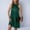 *Army Green, variant on ClodeEU Women's Halter Neck Satin A Line Sleeveless Dress,Solid Color Casual Midi Dress Army Green,Womens Plus XL