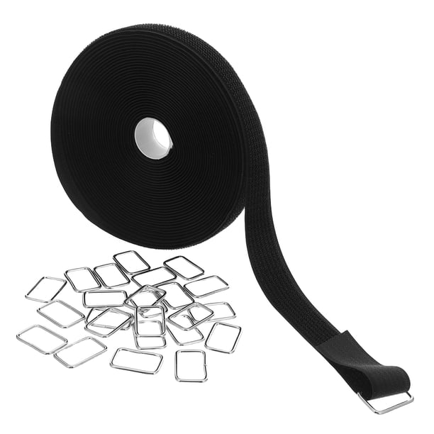 FUTUREORYY 1Jgo Correa Reutilizable De Nylon Con Cierre De Gancho Para Organizar Cables En Casa