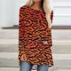 thumbnail image 3 of Blusa suelta informal de manga larga con cuello redondo para mujer, camisas con estampado de Halloween Fridja  czfsfas3124, 3 of 5