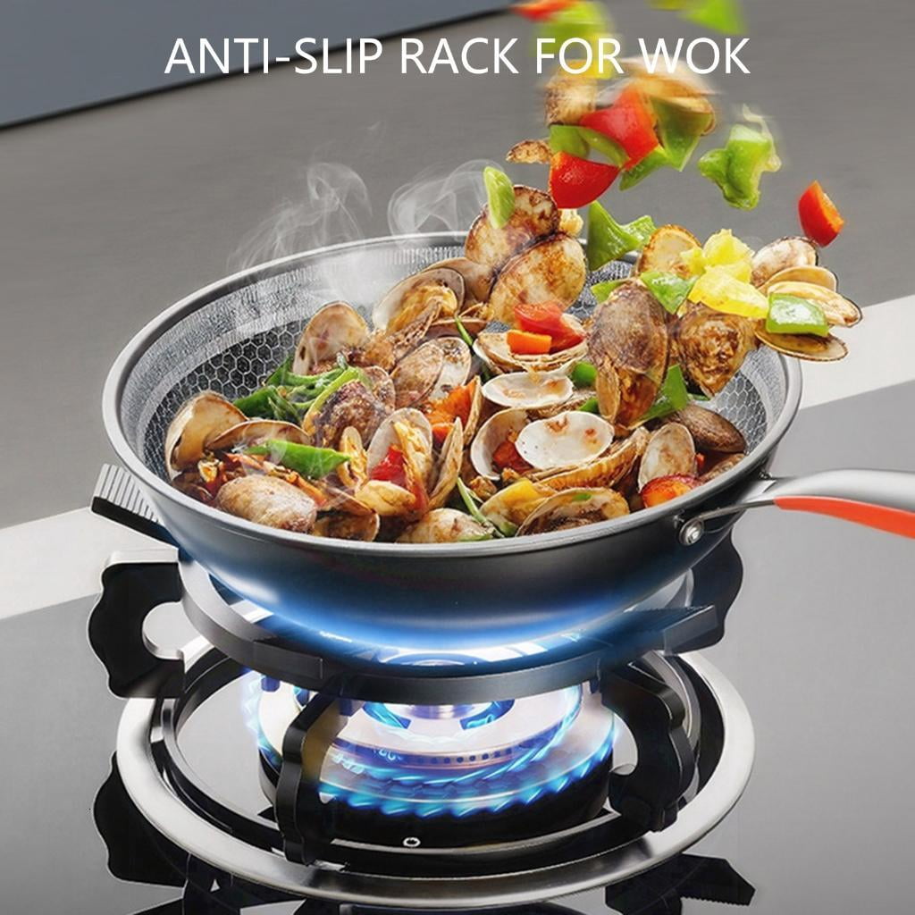 Nonslip Cast Iron Burners Rings For Stove Heavy Duty Stabilizer Hot Pots and Pan Stand Wok Rings Rack
