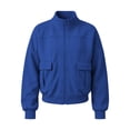 thumbnail image 3 of Ozmmyan Womens Long Sleeve Sweatshirt Stand Collar Full Zip Loose Casual Solid Sweatshirt Jacket with Pockets Fall Winter Spring, 3 of 6