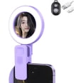 thumbnail image 1 of ZOUSSIQI Clip-On Selfie Ring Light, 2024 Mini Rechargeable Brightness Light with 3 Lighting Modes, 3 Level Adjustable, Work More Than 3 Hours, General USB Cell Phone Photography, CA919-61416, 1 of 7