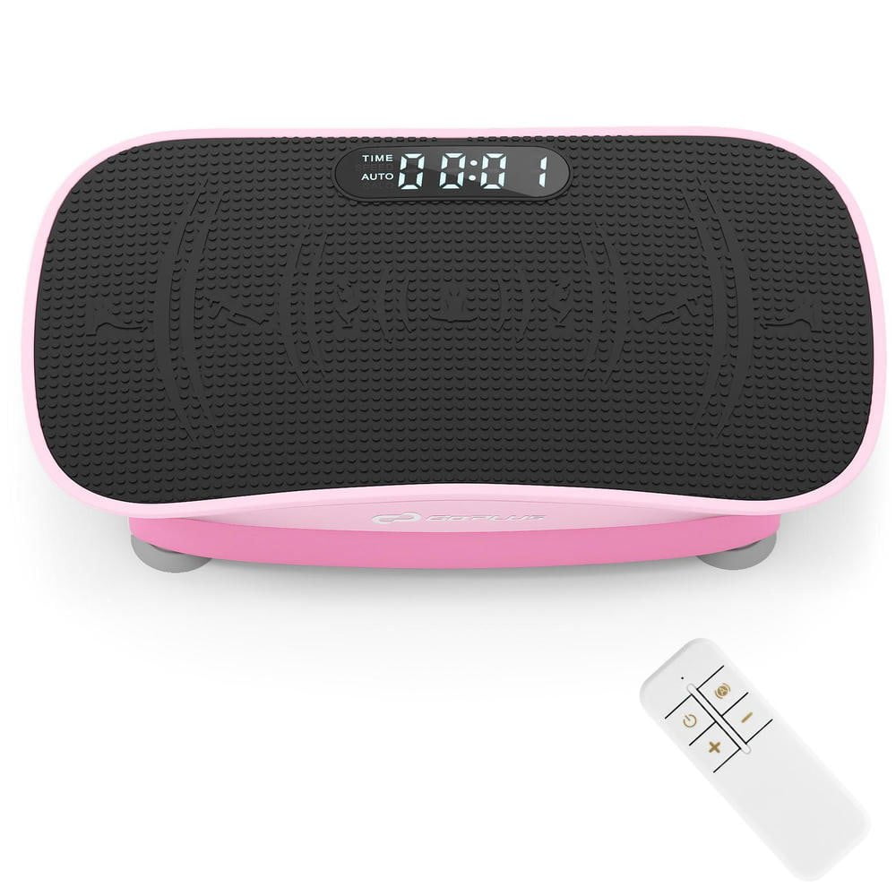 Resenkos Whole Body Vibration Plate Machine with 10 Speeds - Pink