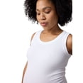 thumbnail image 3 of Ingrid & Isabel For Every Belly Women's Maternity Seamless Fitted RibTank, Sizes S-XXL, 3 of 10