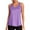 Purple, variant on BYHONG Women's Racerback Tank Top - Breathable Mesh Yoga Blouse, Workout & Athletic Shirt for Women, Comfortable Fitness Clothes Light Purple S