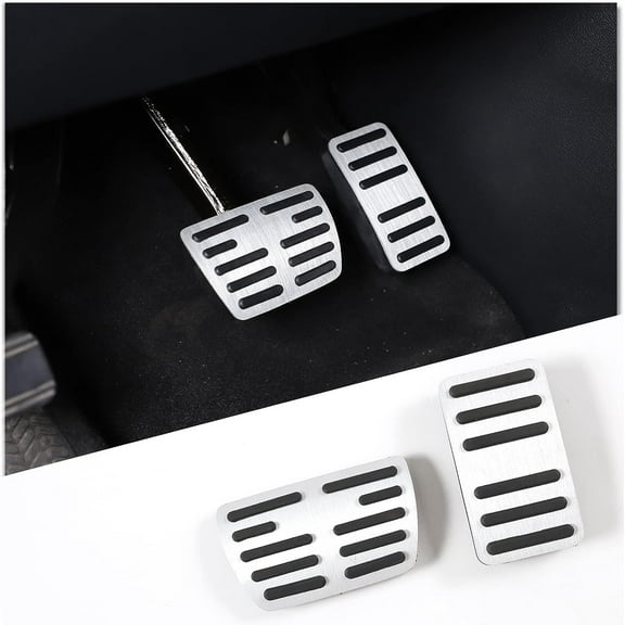 TINKI Foot Pedal Pads Set for Honda Pilot 2016-2022, Auto Aluminum Pedal Covers Accessories Non-Slip Performance Brake & Accelerator Foot Rest Pedal