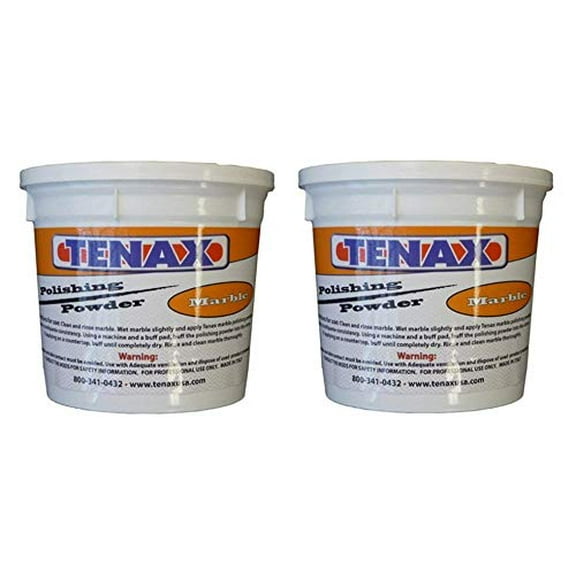Tenax Marble Polishing Powder - 1kg (2lb. container) (Pack of 2)