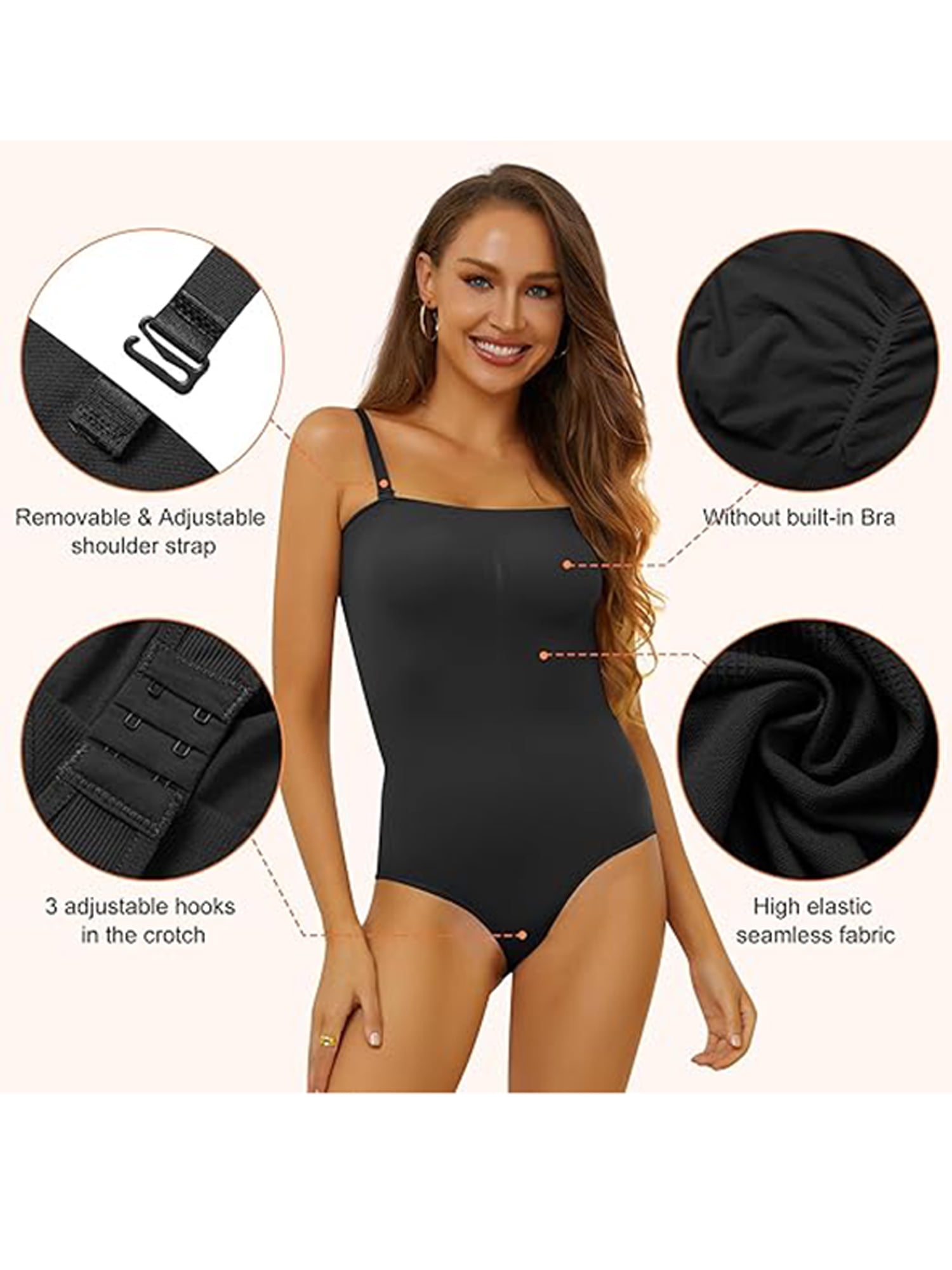 Wholesale Essential Plus Size Strapless Thong Shapewear for Women, Tummy Control  Bodysuit Seamless Sculpting Body Shaper for Daily Gym Bodybuilding  Underwear - China Seamless Body Shaper Thong and Body Shaper Thong Butt