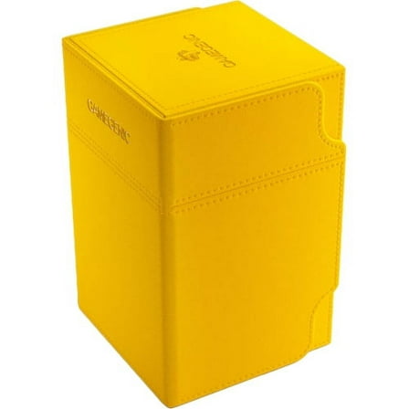 GameGenic Watchtower 100  Card Convertible Deck Box - XL Yellow