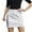 White, variant on RUTAYY Women Juniors Casual Distressed A-Line Denim Short Skirt Solid Color Flowy Swing Skirts
