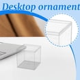 thumbnail image 4 of dgysar 4x4x4in Clear Acrylic Square Box Transparent Display Packaging Case with Cover for Jewelry Candy Craft C 6cm*6cm, 4 of 5