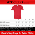 thumbnail image 7 of Gildan Softstyle T-Shirt 64000, Men's Crewneck 100% Cotton Short Sleeve Multicolor Tee, 9 Pack, S, 7 of 7