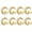 Gold, variant on 8 Pack Silver Starfish Seashell Napkin Rings, Adjustable Open Metal Napkin Buckles, Coastal Beach Table Decor for Summer Parties, Hotel & Banquet