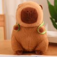 thumbnail image 4 of Lindo juguete de peluche de capibara para niños, animales de peluche, mochila de tortuga, kapibala, muñeca suave, cumpleaños, regalo de Navidad, 4 of 4