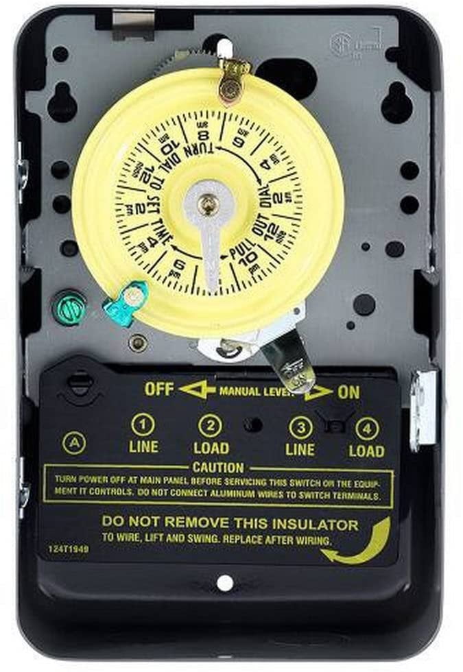 Intermatic T104 40 Amp Type 1 Steel Mechanical Timer
