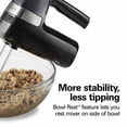 thumbnail image 6 of 6 Speed Hand Mixer with Storage Clip and Stir Button 3 Attachments Black : 300W Kitchen Mixer, 6 of 7